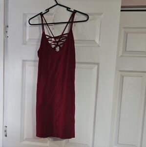 Chic Backless Red Dress